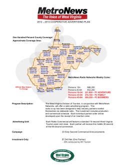 2012 &ndash; 2013 cooperative advertising plan