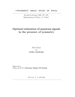 Optimal estimation of quantum signals in the presence of symmetry