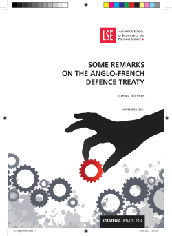 SOME REMARKS ON THE ANGLO