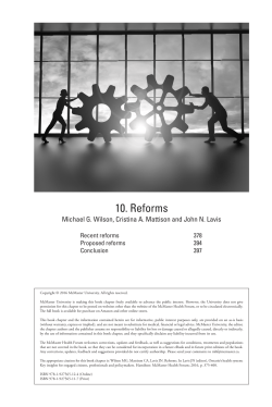 Ontario`s Health System