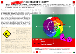 Sendov`s Conjecture - Theorem of the Day