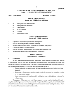Executive MBA