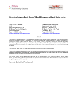 OSA-13-Structural Analysis of Spoke Wheel Rim Assembly of