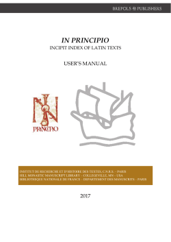 User`s Manual - BREPOLiS