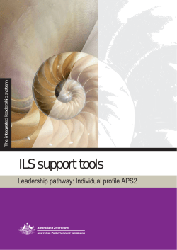 INTEGRATED LEADERSHIP STRATEGY: Profile APS 2