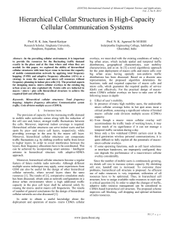 Hierarchical Cellular Structures in High