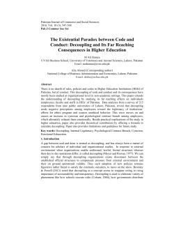 The Existential Paradox between Code and Conduct: Decoupling
