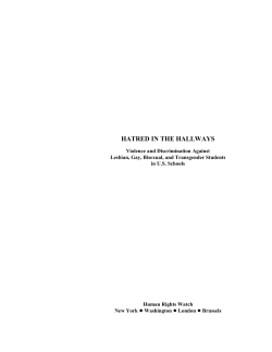 hatred in the hallways