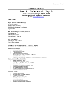 CV - Regent University