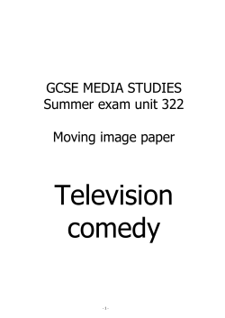 TV Comedy Handbook - Todmorden High School