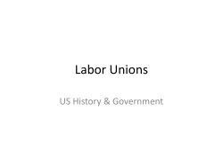 Labor Unions