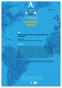 Addressing the Atlantic`s Emerging Security Challenges