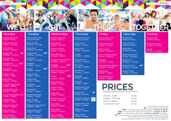 prices - Brentwood Centre