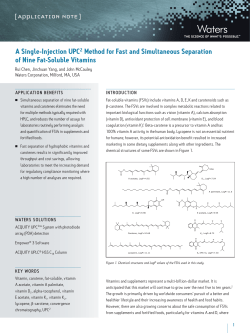 A Single-Injection UPC2 Method for Fast and Simultaneous