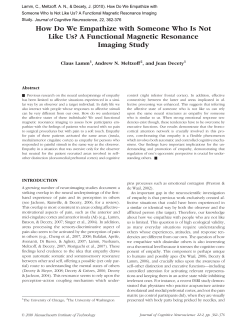 How Do We Empathize with Someone Who Is Not Like Us? A