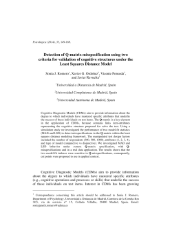 Detection of Q-matrix misspecification using two criteria for