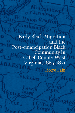 Early Black Migration and the Post