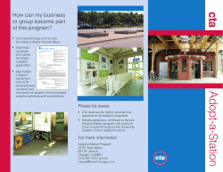 Adopt A Station Brochure - Chicago Transit Authority