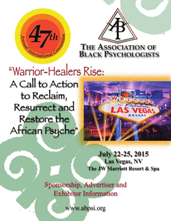 ABP bro2 - The Association of Black Psychologists