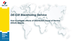 Premium Internet Exchange Services. Worldwide. - DE-CIX