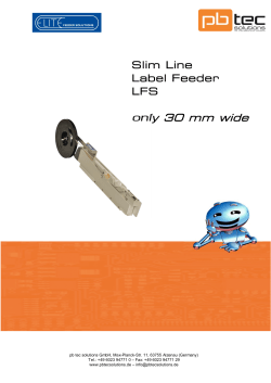 only 30 mm wide - Elite Feeder Solutions