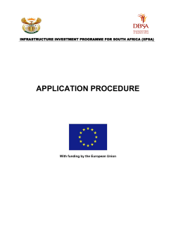 APPLICATION PROCEDURE