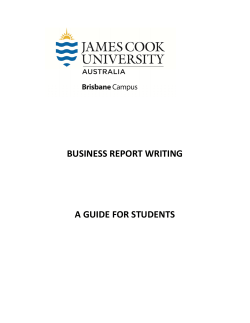 REPORT WRITING - JCUB-1