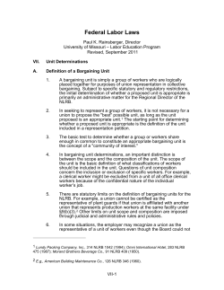 Federal Labor Laws - University of Missouri Extension
