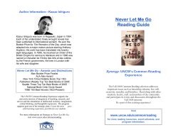 Never Let Me Go Reading Guide