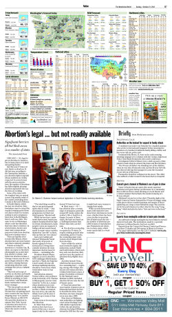 Abortion`s legal but not readily available