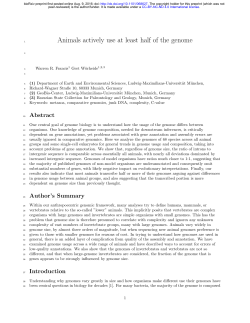 Animals actively use at least half of the genome