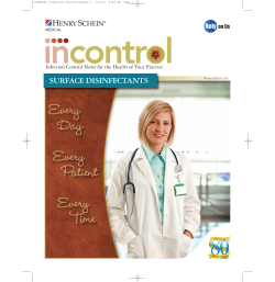 Infection Control News for the Health of Your Practice