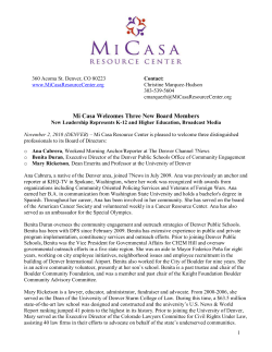 Mi Casa Welcomes Three New Board Members