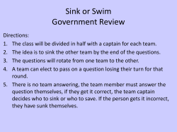 Sink or Swim Government Review