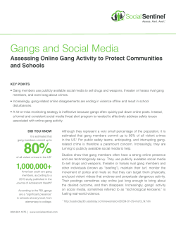 Gangs and Social Media