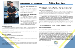 Officer Sam Soon - UCI Police Department