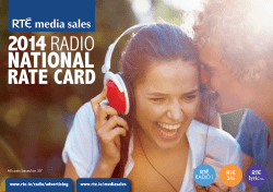 RATE CARD