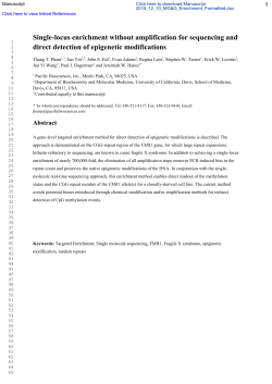 Single-locus enrichment without amplification for