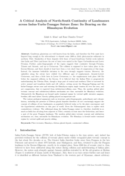 A Critical Analysis of North-South Continuity of Landmasses across