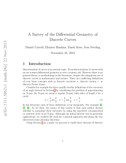 A Survey of the Differential Geometry of Discrete