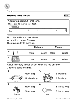 R8-2 Inches and Feet (p. 284)