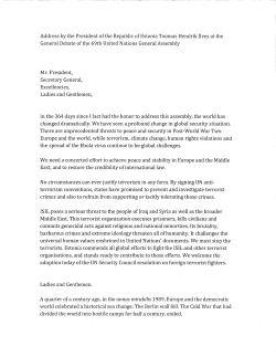 English - General Debate