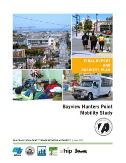 Bayview Hunters Point Mobility Study