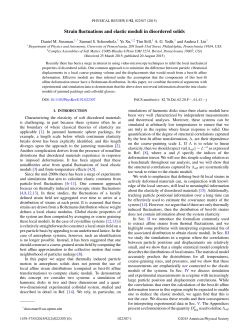 Strain fluctuations and elastic moduli in disordered