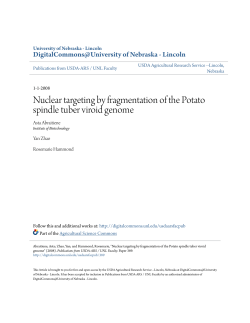 Nuclear targeting by fragmentation of the Potato spindle tuber viroid