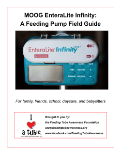 MOOG EnteraLite Infinity: A Feeding Pump Field Guide