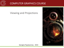 COMPUTER GRAPHICS COURSE Viewing and - AUEB e