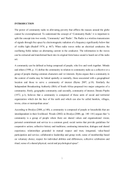 MCD FINAL REPORT - Welcome to the University of Zambia