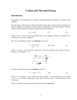 4. Heat and Thermal Energy Introduction