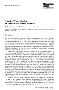 Moduli of vector bundles on curves with parabolic structures